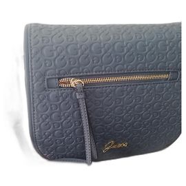 Borsa Guess in pelle blu Blu