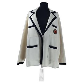 Blazer Sandro Noir et Blanc Noir Blanc