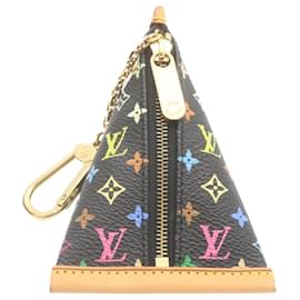 Louis Vuitton-LOUIS VUITTON Monogram Multicolor Berlingo Coin Purse Black M58029 LV Auth hs547-Black