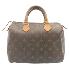 Louis Vuitton-Louis Vuitton Monogram Speedy 25 Hand Bag M41528 LV Auth hs543-Other