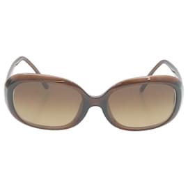 Fendi-FENDI Zucchino Sunglasses Brown Auth 28595-Brown