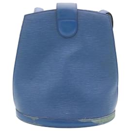 Louis Vuitton-LOUIS VUITTON Epi Cluny Shoulder Bag Blue M52255 LV Auth hs529-Blue