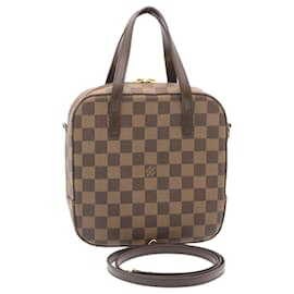 Louis Vuitton-LOUIS VUITTON Damier Ebene Spontini Hand Bag SP Order N48021 LV Auth knn072-Other