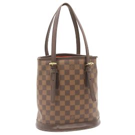 LOUIS VUITTON Damier Ebene Marais Borsa a tracolla a secchiello N42240 LV Auth lt169 Altro