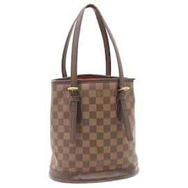 Louis Vuitton-LOUIS VUITTON Damier Ebene Marais Bucket Shoulder Bag N42240 LV Auth lt169-Other