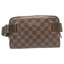 Louis Vuitton-LOUIS VUITTON Damier Ebene Riñonera Brooklyn Riñonera N41101 LV Auth gt2053-Otro