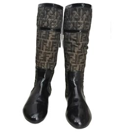 Fendi botas Castaño