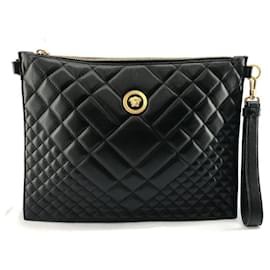 Versace-VERSACE leather / BLK-Black