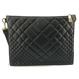 Versace-VERSACE leather / BLK-Black