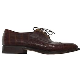 Santoni-Lace ups-Brown