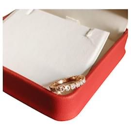 Autre Marque-Fede nuziale con diamanti brillanti incastonati (idem destino di Cartier)-Bianco