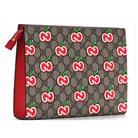 Gucci-Gucci pouch Apple new-Red
