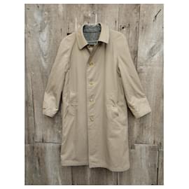Burberry-Tamanho do casaco masculino reversível Burberry 40-Cinza