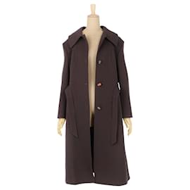 Fendi-Vintage Fendi long coat with belt outer ladies brown size I40 (equivalent to M)-Brown
