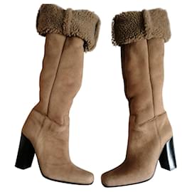 Prada Shearling Beige