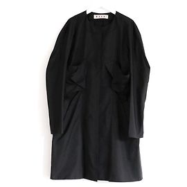 Marni Schwarzer Origami-Taschen-Staubmantel Schwarz