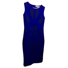 Clements Ribeiro-Bodycon dress with cut outs-Dark purple