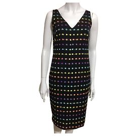Diane Von Furstenberg Robe en tweed DvF Minetta Noir Multicolore