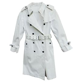 Burberry-trench femme Burberry taille 38-Blanc