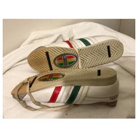 Dolce & Gabbana-Tênis Itália-Branco,Vermelho,Verde