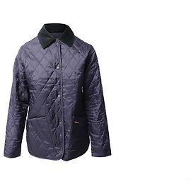 Barbour Liddesdale Quilted Men's Jacket in Navy Blue Nylon Blue