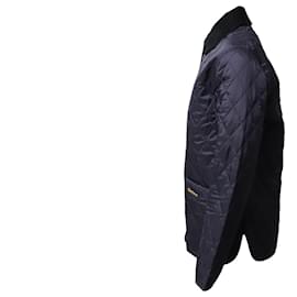 Barbour-Barbour Liddesdale Quilted Men's Jacket in Navy Blue Nylon-Blue