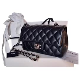 Chanel-Bolsa Chanel Mini Classic Flap-Preto