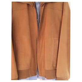 Loewe-Light leather jacket-Light brown