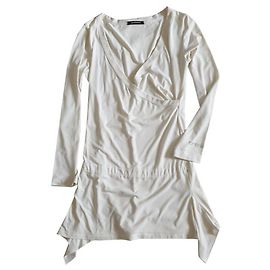 Chemisier ROCCOBAROCCO Blanc Viscose Blanc cassé
