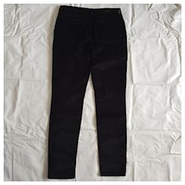 Trussardi Jeans-Pantalones, polainas-Negro