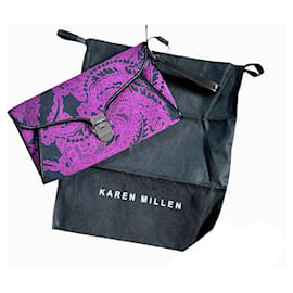 Karen Millen-Bolsos de embrague-Negro,Púrpura