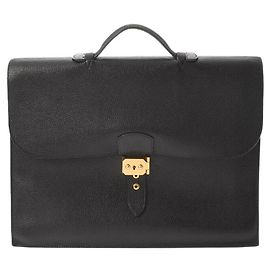 Hermès Sac à dépêches Black