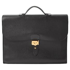 Hermès-Hermes Sac a Depeches-Noir