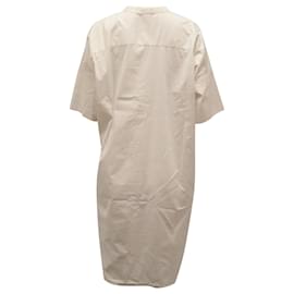 Autre Marque-Vestido camisero con botones de James Perse en algodón blanco-Blanco