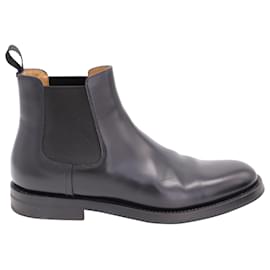 Church's-Church's Elsa Chelsea Boots in Black Calfskin Leather -Black