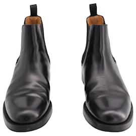 Church's-Church's Elsa Chelsea Boots in Black Calfskin Leather -Black