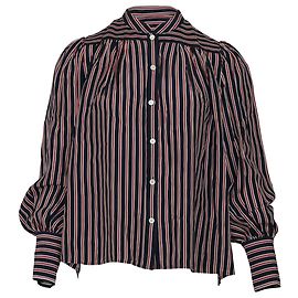 Frame Denim Camisa Frame Chloe a Rayas en Seda Multicolor Multicolor
