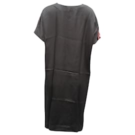Autre Marque-Escada Sport Dafleur Floral Tunic Dress in Black Viscose-Black