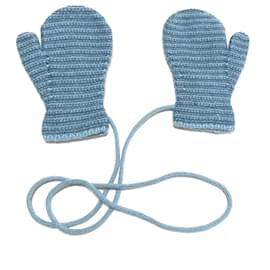 Hermès-Hermès Gloves-Blue