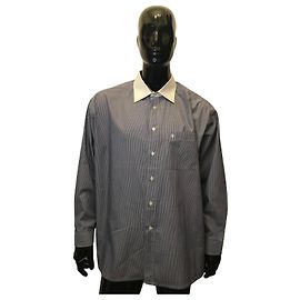 Camicia a righe Pierre Cardin Bianco Blu navy
