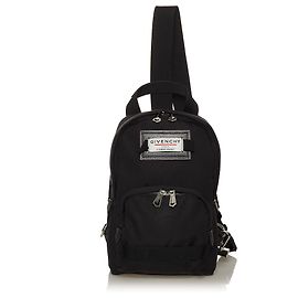 Mochila de lona negra de Givenchy Negro