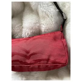 Fendi-Fendi handbag mini baguette pink-Rose