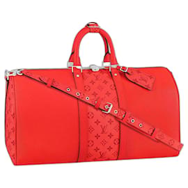 Louis Vuitton-LV Keepall taigarama new-Red