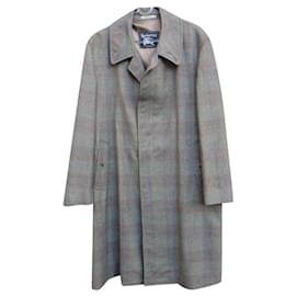 Burberry-Cappotto vintage da uomo di Burberry 52-Grigio