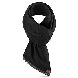 Louis Vuitton Rise Monogram Stole Black Wool Black