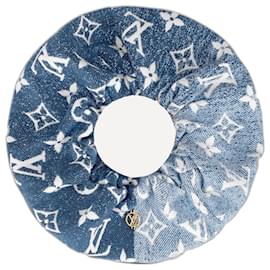 Louis Vuitton-Ensemble de chouchous en jean LV-Bleu