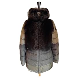Fendi-Manteaux, Vêtements d'extérieur-Beige