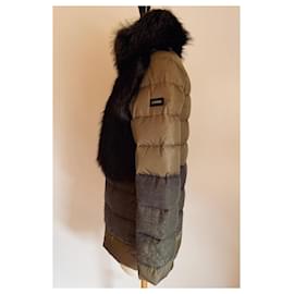 Fendi-Manteaux, Vêtements d'extérieur-Beige