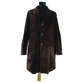 Casaco Armani Collezioni Marrom Algodão Viscose Marrom