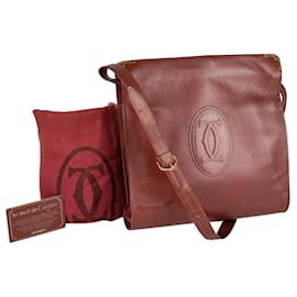 Cartier-Unisex shoulder bag-Dark red